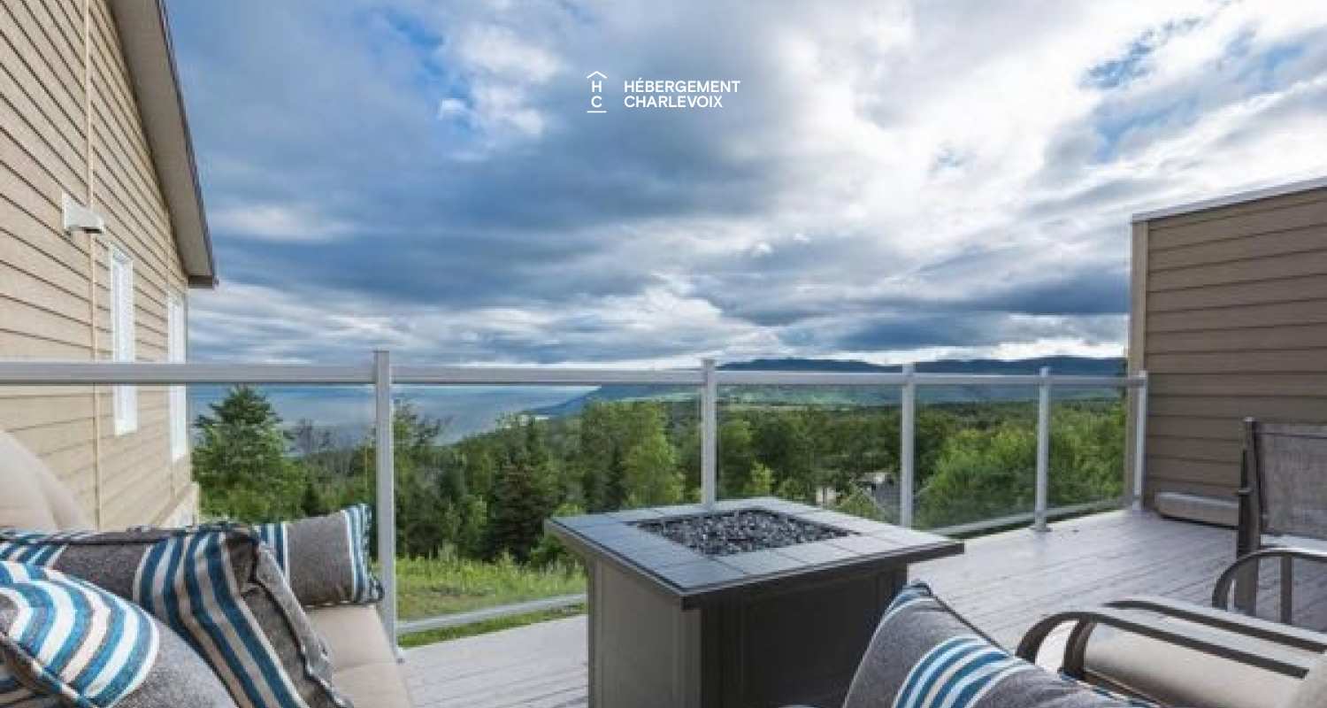 Le 20 - Condo/chalet 2 étages avec vue sur le fleuve
